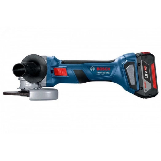 Аккумуляторная угловая шлифмашина GWS 180-LI, 1 акк 4.0 Ач, ЗУ