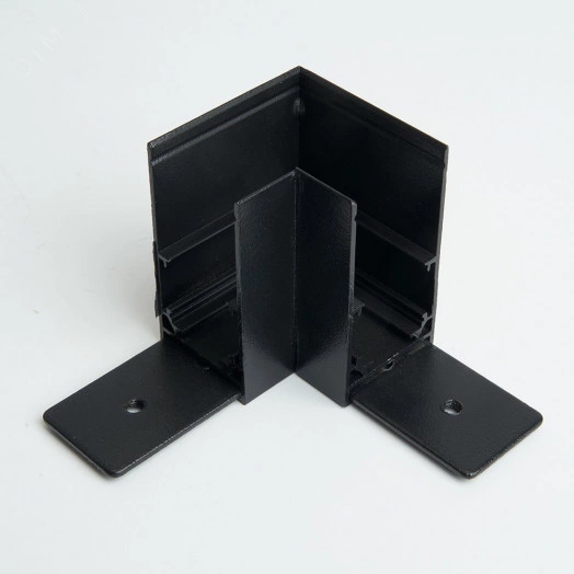 Соединитель угловой черный для низковольтного шинопровода