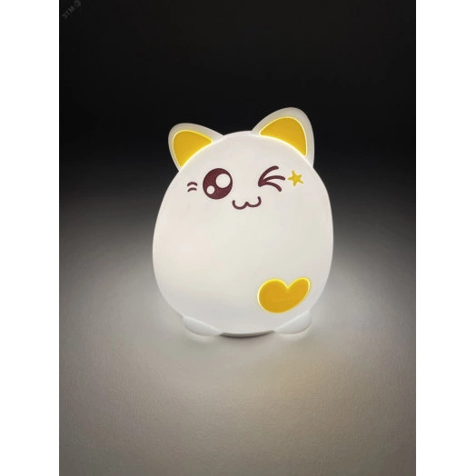 Светильник настольный  NLED-413-1W-Y белый с желтым ЭРА