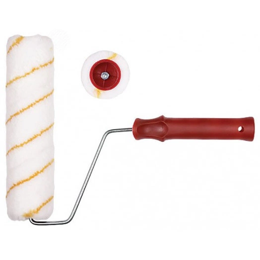 Валик полиакриловый, стержневая система, диаметр 40/62 мм, ворс 11 мм, бюгель 6 мм, 150 мм