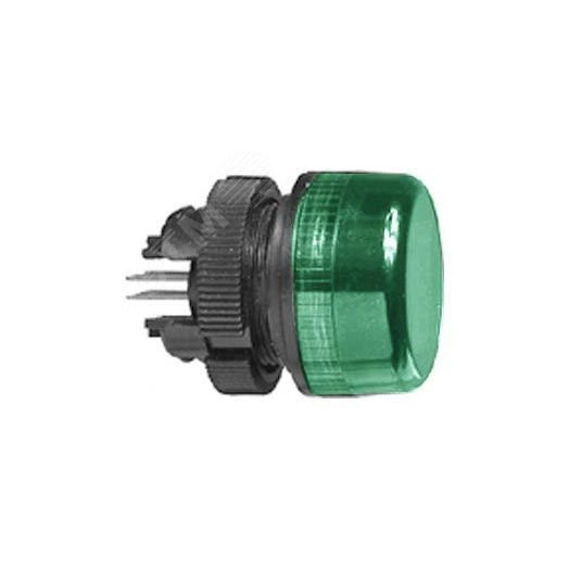 Головка индикатора 22мм зеленая