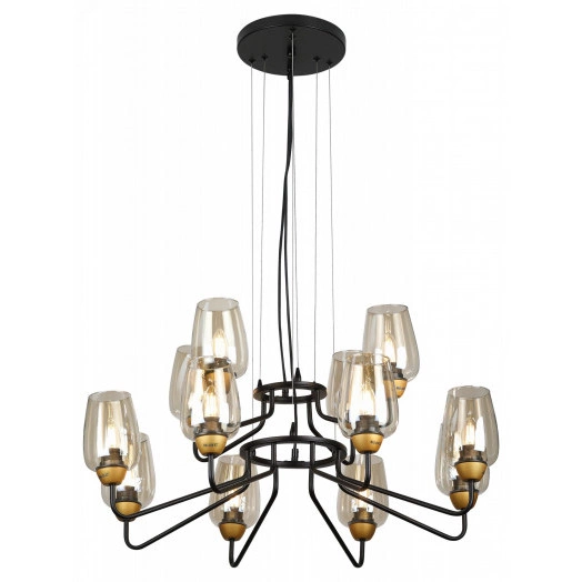 Люстра  Rivoli Gera 4065-212 12 х E27 40 Вт дизайн