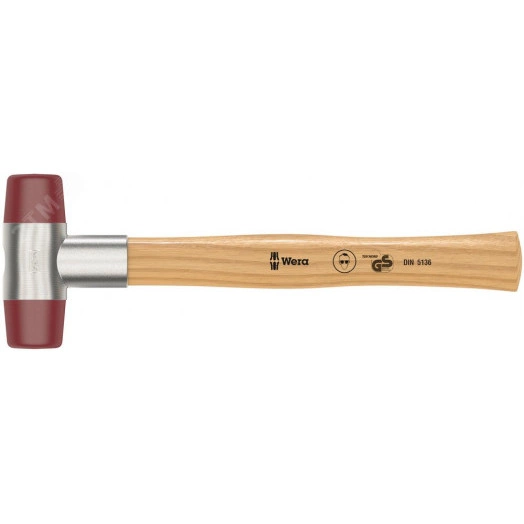 Киянка со сменными бойками из полиуретана #1 диаметр головы 23 мм длина головы 76 мм длина 250 мм боек средней твердости