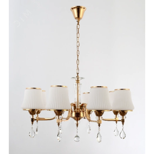 Люстра  Rivoli Herta 2006-208 8 * Е14 40 Вт классика