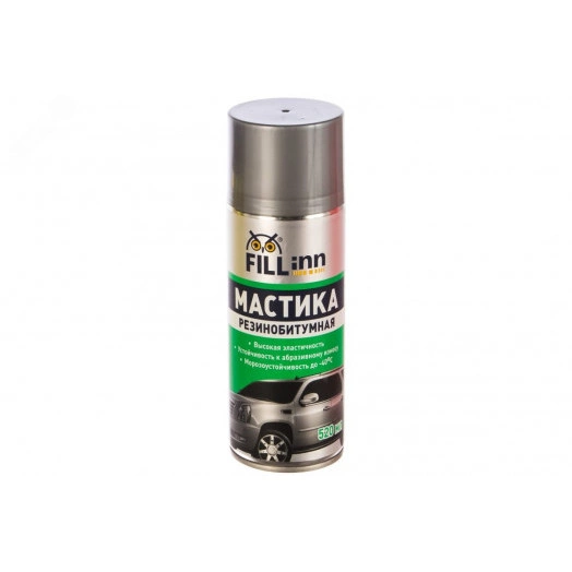 Мастика резино-битумная (аэрозоль), 520 мл