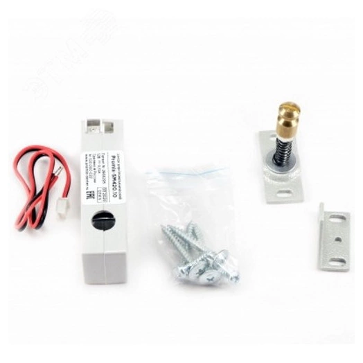 Замок электромеханический накладной с возможностью аварийного открытия