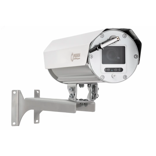 В/к взрывозащищенная  Релион-А-300-ИК-СО-IP-3Мп-220VAC-Z с системой обогрева, стеклоочистителем и ИК-подсветкой для взрывоопасных зон классов 1 и 2 в корпусе из алюминиевого сплава