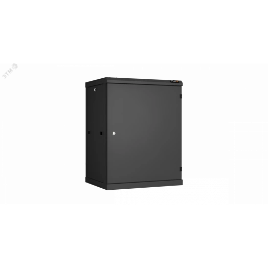 Шкаф настенный разбор TLK 19д 15U металлическая дверь Ш600хВ770хГ450мм черный