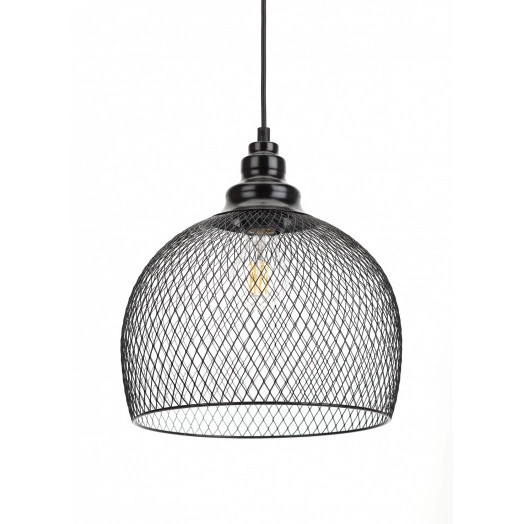 Подвес PL7 BK ЭРА металл, E27, max 60W, d280 мм, черный (8/32)