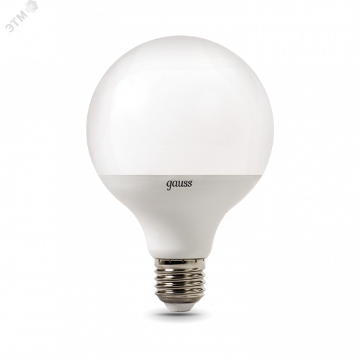 Лампа светодиодная LED 16 Вт 1400 Лм 6500К холодная Е27 G95 Black Gauss