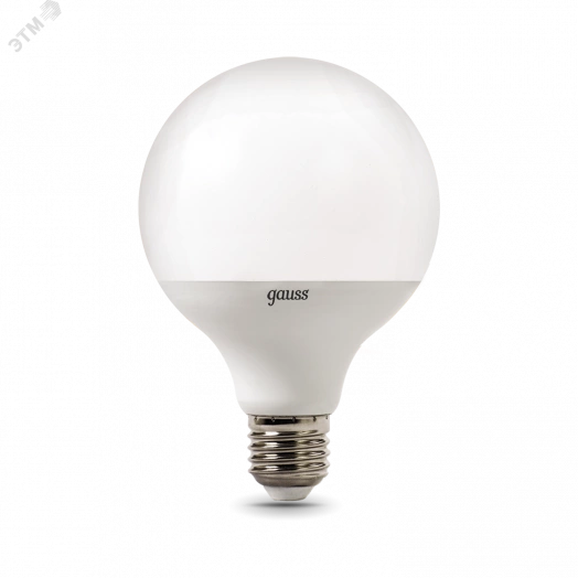 Лампа светодиодная LED 16 Вт 1400 Лм 6500К холодная Е27 G95 Black Gauss