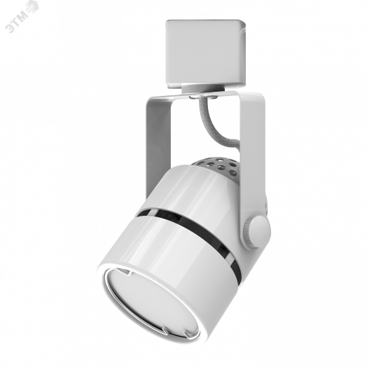 Светильник трековый однофазный ДПО под лампу GU10 IP20 белый 60х145 мм цилинрд 220 В Track Gauss