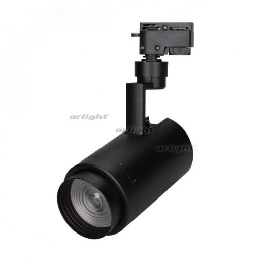 Светильник трековый LGD-ZEUS-2TR-R88-20W Warm3000 (BK, 20-60 deg, 230V) (ARL, IP20 Металл, 5 лет)
