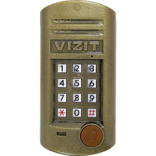 Блок вызова БВД-315RCP для совместной работы с блоками управления домофоном СЕРИЙ 300 или 400 кроме БУД-420М Встроенный считыватель ключей VIZIT-RF3 (RFID-13.56МГц).Обеспечивает дополнительную защиту от несанкционированного администрирования дом