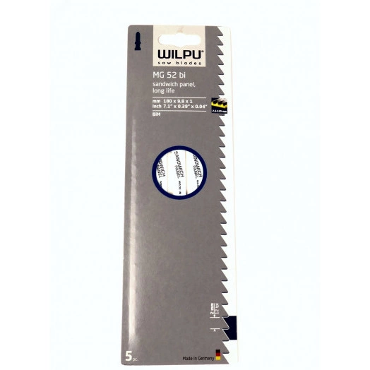 Пилка для лобзика MG 52 bi х 5шт/уп для материалов типа ''сэндвич'' до 120мм
