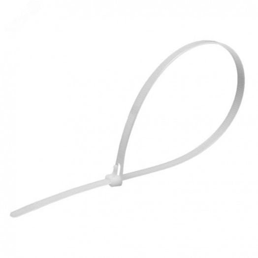 Хомут нейлоновый многоразовый 8x400мм, белый (100шт в упак) Stekker