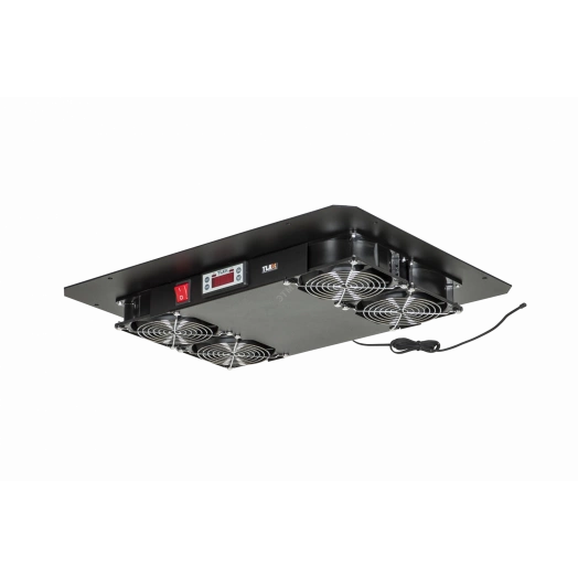 Блок вент TLK на 4 вентилятора сдля шкафов TFR TFL TFA черный