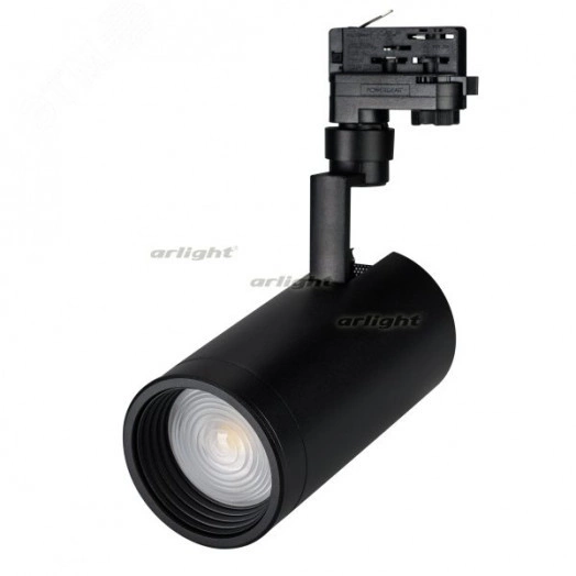 Светильник трековый LGD-ZEUS-4TR-R100-30W White (BK, 20-60 deg) (ARL, IP20 Металл, 3 года)
