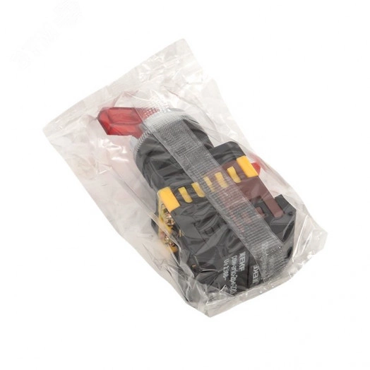 Переключатель ANLC-22 2P красный с подсветкой 380В NO+NC