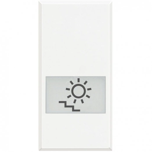 Axolute Клавиши с подсветкой для выключателей AXIAL 1 модуль символ подсветка лестницы белый