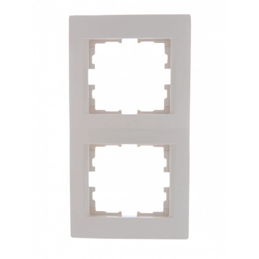 KARINA Рамка 2-ая вертикальная б/вст крем (10шт/120шт)