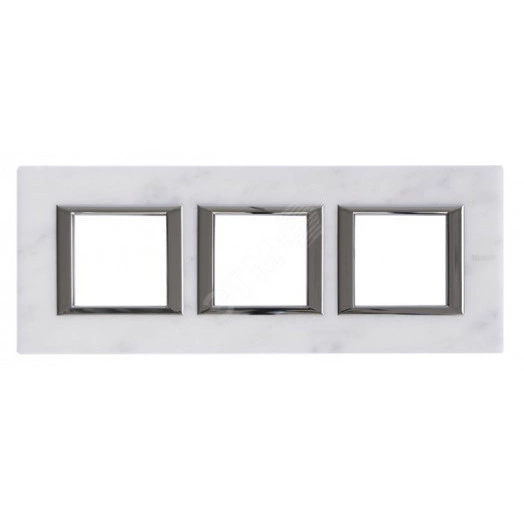 Axolute Рамка 2х3 поста 71мм горизонтальная мрамор