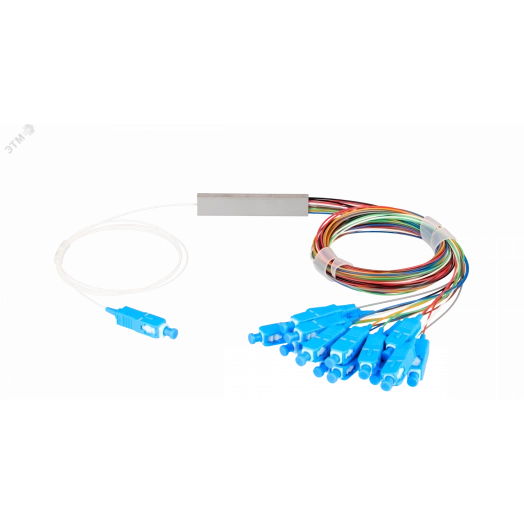 Сплиттер планарный 1x16, одномодовый, G.657.A1, SC/UPC, миникорпус, 0.9 мм