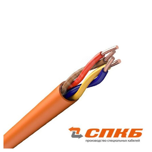 Кабель КПСнг(A)-FRHF 1x2x1.0 ТУ 3581-006-53930360-2010 оранжевый ОКЛ