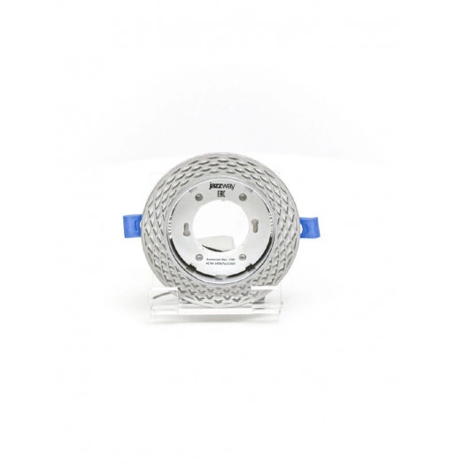 Светильник светодиодный  ДВО-15W встраиваемый под лампу GX53 декоративный с доп. подсветкой MN21 хром  без лампы Jazzway