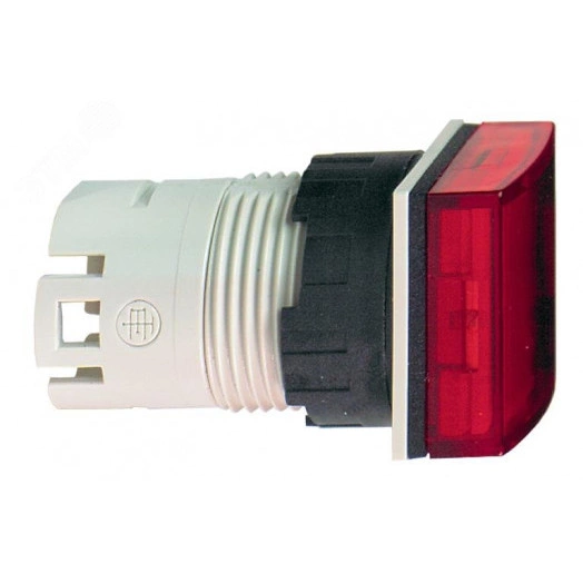 Головка сигнальной лампы 16мм квадратная