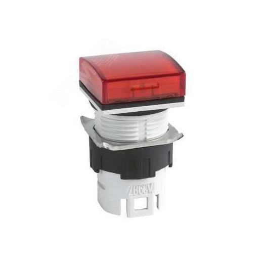 Головка сигнальной лампы 16мм квадратная