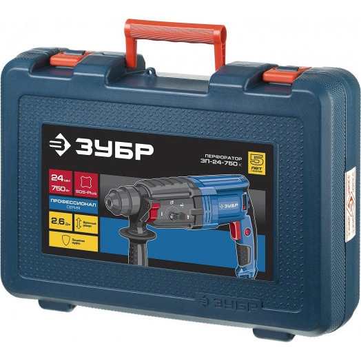 Перфоратор SDS Plus, 750 Вт, 24 мм, серия Профессионал