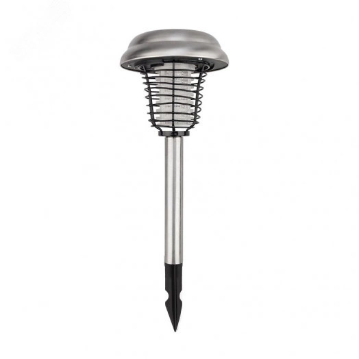 Антимоскитный садовый светильник на солнечной     батарее R20 металл REXANT