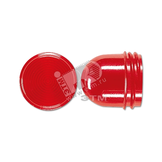 Колпачок высокий для крышки патрона лампы арт. №637..  красный