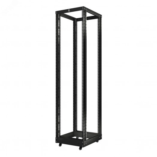 Стойка Cabeus RA-42U-1000-BK открытая 19дюймов 42U двухрамная усиленная цвет черный
