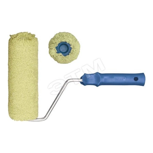 Валик полиакриловый нитяной зеленый Профи, бюгель 8 мм, диаметр 47/83 мм, ворс 18 мм, 180 мм