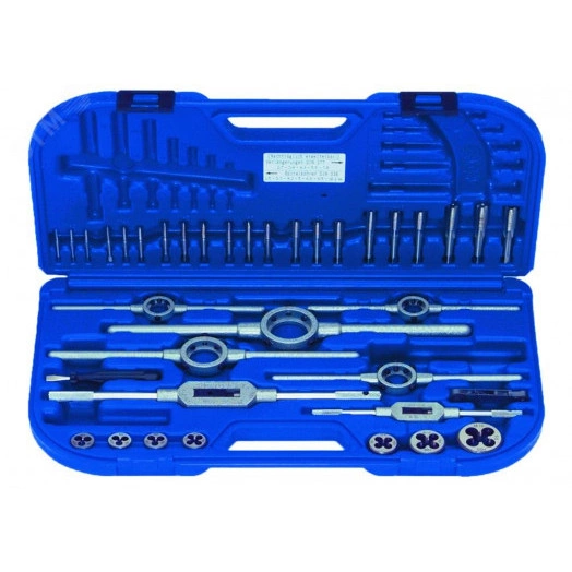 Набор резьбонарезного инструмента No KH41 HSS, 35 пр., M3-M4-M5-M6-M8-M10-M12