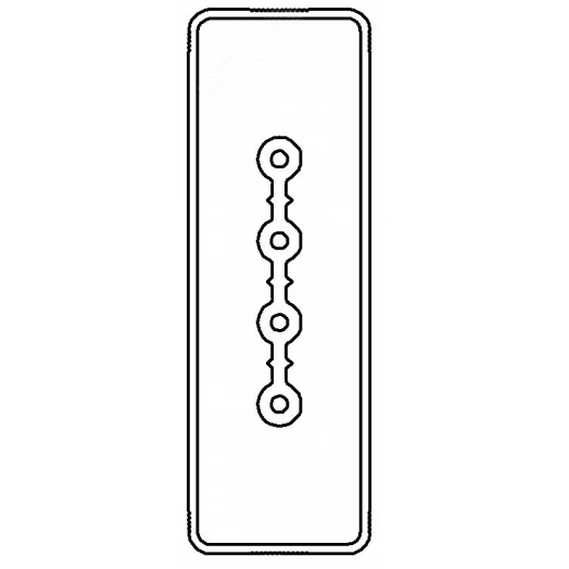 Секция прямая шинопровод 1+0 точек отвода L=3000мм Cu 4P 40A