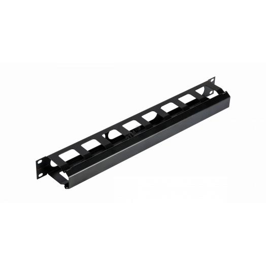 Органайзер 19,1U, кольца 58мм,металл,с            крышкой,черный