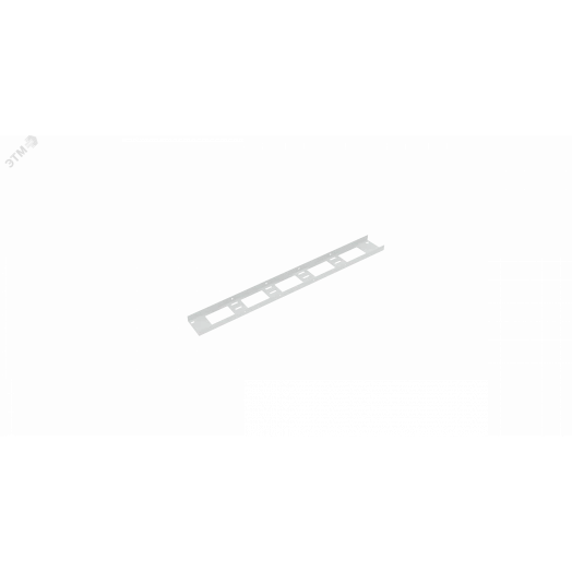 Органайзер кабельный вертикальный, 18U, для шкафов серий TFI-R, Ш75хВ731хГ20мм, металлический, с крепежом, цвет серый