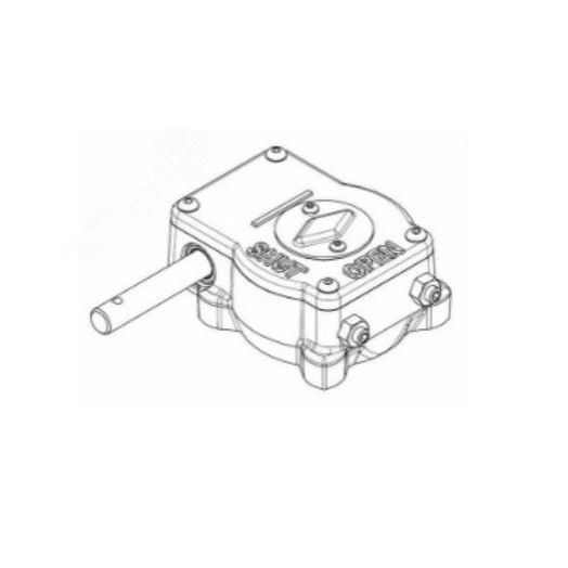 Червячный редуктор для затвора  DN40150