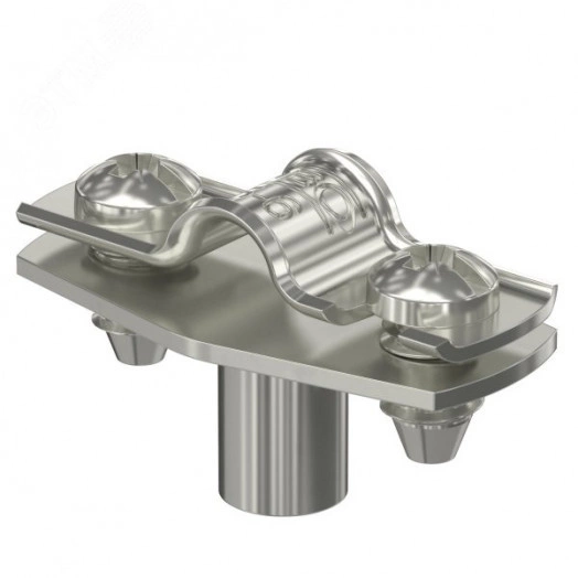 Крепежная скоба дистанционная 5-6 мм (с резьбовым соединением M6) из нержавеющей стали А4