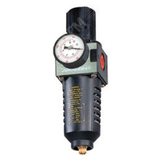 Фильтр-сепаратор с регулятором давления для пневматического инструмента 3/8''