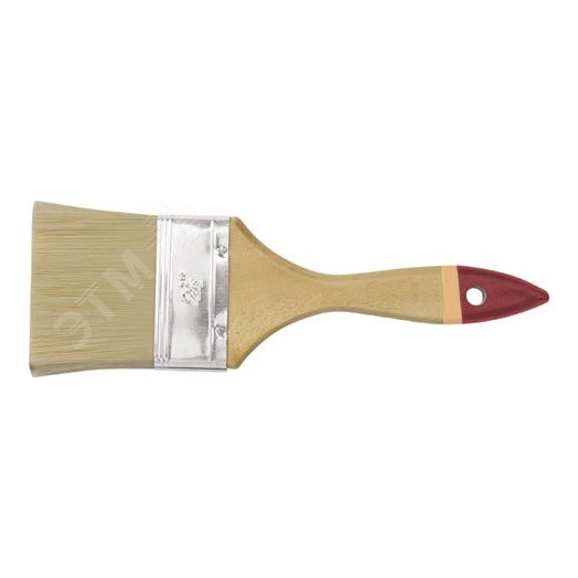 Кисть флейцевая ''Модерн'', иск. щетина, деревянная ручка 3'' (75 мм)