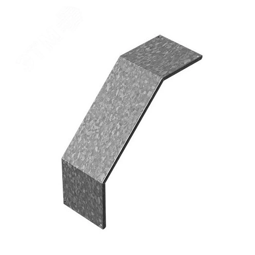 Крышка к углу внешнему для лестничного лотка НЛО 600, толщ. 1,0 мм, Сендзимир цинк