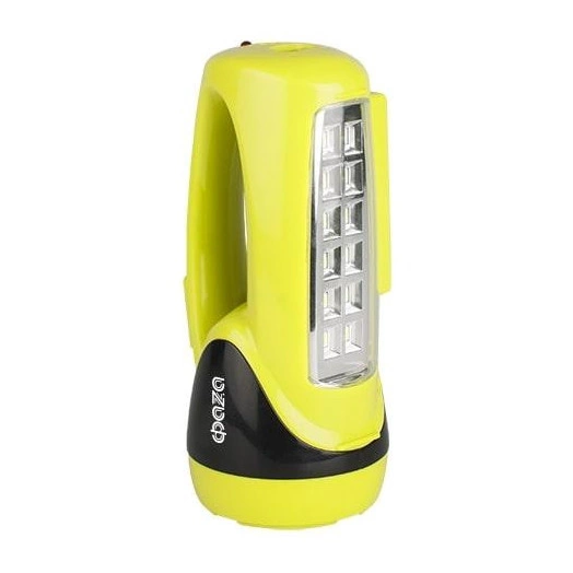 Фонарь универсальный AccuF8-L1W/L12-gn 1Вт 100лм + боков. панель 12х0.5Вт 110лм аккум. 900мА.ч зарядка: 220В/12В IP20 зел. ФАZА 5008922