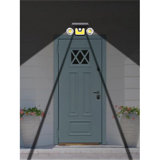 Светильник светодиодный SLR-W05 5Вт 7000-8000К IP45 300лм настен. датчики движения/освещенности солнечная батарея 2х18650 (Li-Ion 1200мА.ч в компл.) ФАZА 5033290