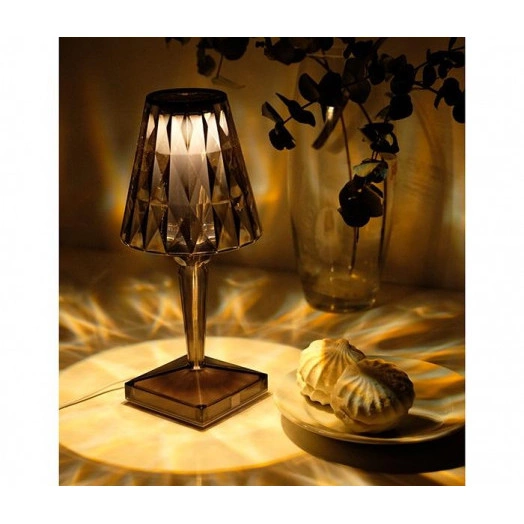 Светильник светодиодный CTL1-USB 3Вт 120лм 5В 2SMD IP20 диммер: 2700-3000К/4000-4500К/6000-6500К ночник настольный черн. кристалл акрил ФАZА 5040908