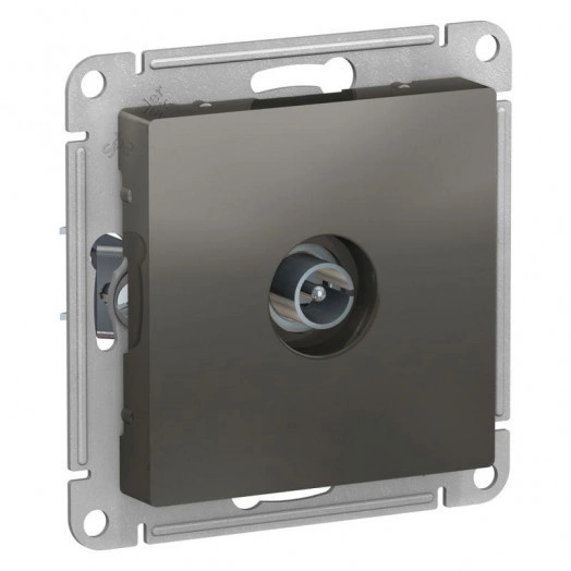 Розетка телевизионная TV AtlasDesign коннектор механизм сталь SchE ATN000993