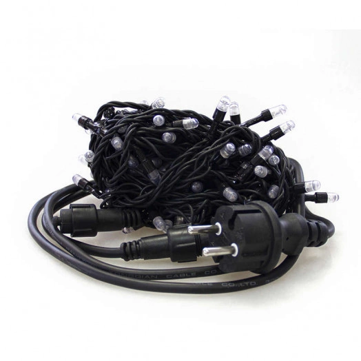 Гирлянда RB-LD100-V-E 100 фиол. светодиодов сетевой провод 150см до 10-ти соединений IP44 10м SHLights 4690601021786